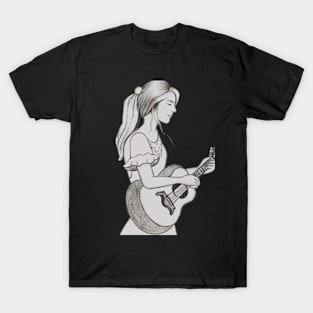 girl and guitar T-Shirt